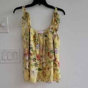 Floral Yellow Top
